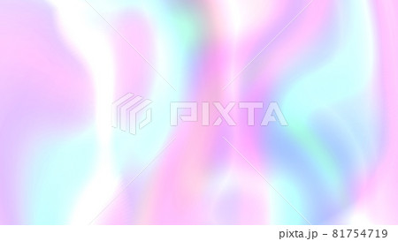 ホログラムふわふわきらめきファンタジーホログラフィック背景素材のイラスト素材