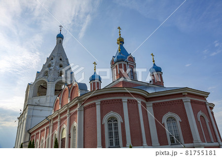 Beautiful bell tower of the Assumption Cathedral in Kolomna, Russia 81755181