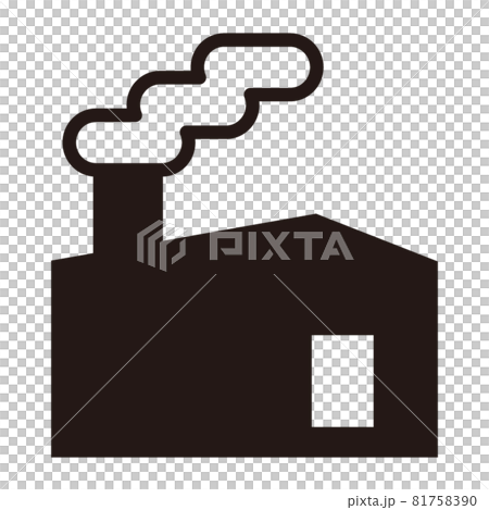 Crematorium simple icon / white background Crematorium simple icon / white background 81758390