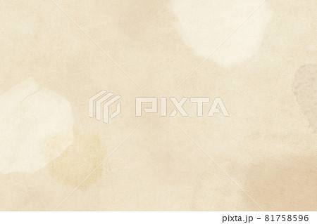レトロ 丸い かわいい ちぎり絵風 和紙背景 ベージュ レトロ 丸い かわいい ちぎり絵風 和紙背景 ベージュ 81758596