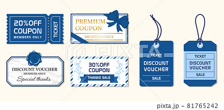 Coupon Ticket Vector Stock Illustration