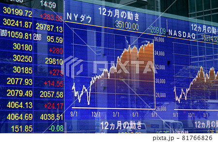 <東京都>株価ボード <東京都>株価ボード 81766826