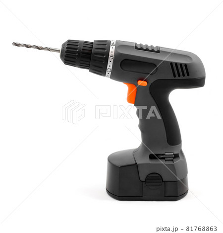 Cordless drill isolated Cordless drill isolated 81768863