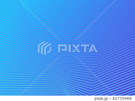 青いシンプルな幾何学背景デザインのイラスト素材