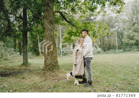 Beautiful couple spend time outside Beautiful couple spend time outside 81771369