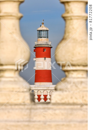 Eddystone lighthouse on Plymouth Hoe, Plymouth, Devon, England, UK Eddystone lighthouse on Plymouth Hoe, Plymouth, Devon, England, UK 81772208