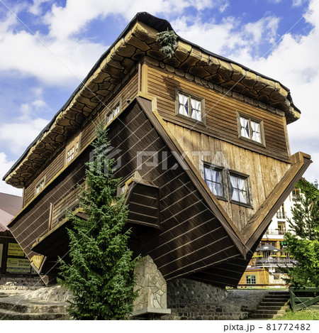 Upside Down fully furnished House in Szymbark, Pomerania, Poland Upside Down fully furnished House in Szymbark, Pomerania, Poland 81772482