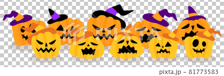 萬聖節南瓜(jack-o-lantern)向量圖素材 萬聖節南瓜(jack-o-lantern)向量圖素材 81773583