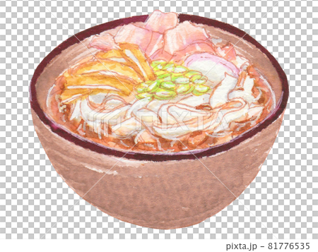 手描き飲食メニュー　きしめん 81776535