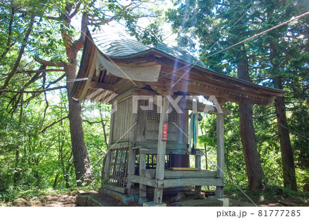 福井県　権現山　松ヶ嶽神社 81777285