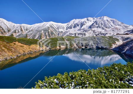 北アルプス・立山連峰 ミクリガ池 北アルプス・立山連峰 ミクリガ池 81777291