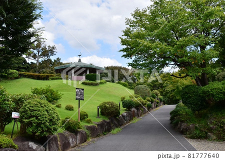 神奈川県立大磯城山公園　旧三井別邸地区の展望台と散策路 81777640