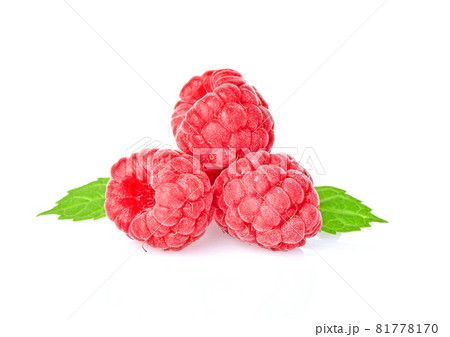 Raspberry isolated on white background Raspberry isolated on white background 81778170