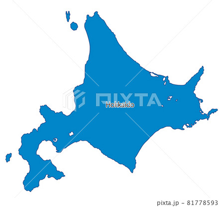 日本地方区分_北海道_英字県名入り_bu 日本地方区分_北海道_英字県名入り_bu 81778593