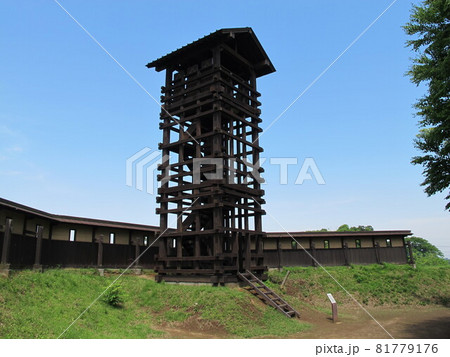 逆井城跡公園の井楼矢倉 逆井城跡公園の井楼矢倉 81779176