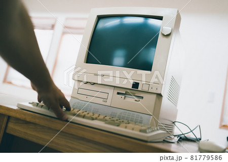 ブラウン管モニターの写真素材 [81779586] - PIXTA