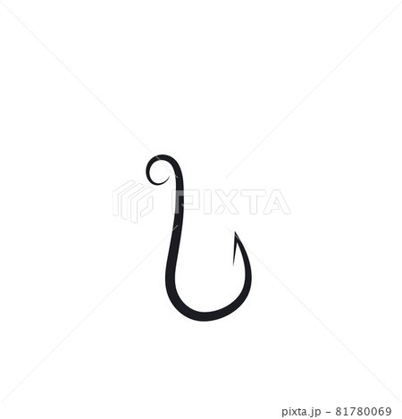 fishing hook  icon vector illustration 81780069