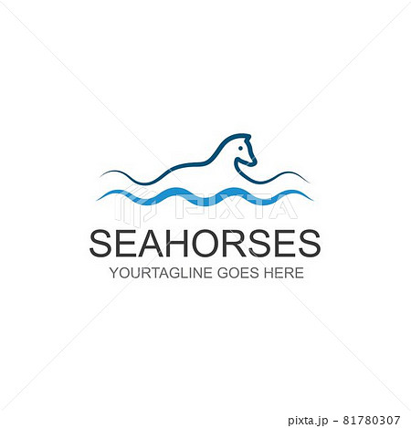 seahorse vector icon illustration design 81780307