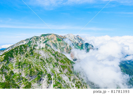 夏の唐松岳登山:丸山ケルン~唐松岳頂上山荘(天狗ノ頭・白馬三山を望む) 夏の唐松岳登山:丸山ケルン~唐松岳頂上山荘(天狗ノ頭・白馬三山を望む) 81781393