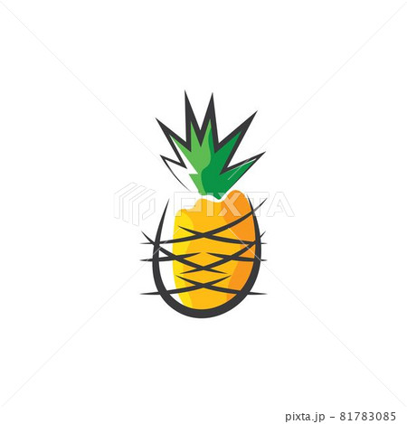 pineapple icon vector illustration design 81783085