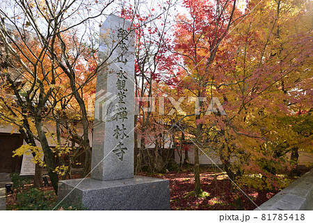 永観堂　禅林寺の寺号標 81785418