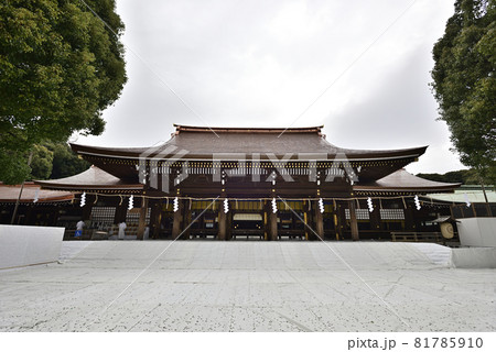 明治神宮 本殿（御社殿）の写真素材 [81785910] - PIXTA