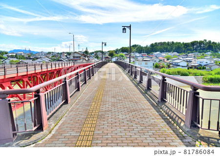 中津橋/千曲川 塩名田方面を望む(長野県佐久市)【2021.9】 中津橋/千曲川 塩名田方面を望む(長野県佐久市)【2021.9】 81786084