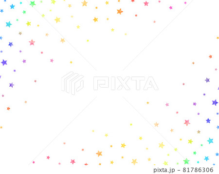 星柄の背景イラストのイラスト素材