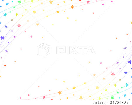 星柄の背景イラスト 星柄の背景イラスト 81786327
