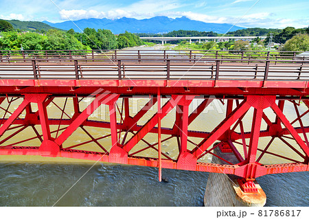 中津橋/千曲川より下流(浅間山、浅科大橋)方面を望む(長野県佐久市)【2021.9】 中津橋/千曲川より下流(浅間山、浅科大橋)方面を望む(長野県佐久市)【2021.9】 81786817