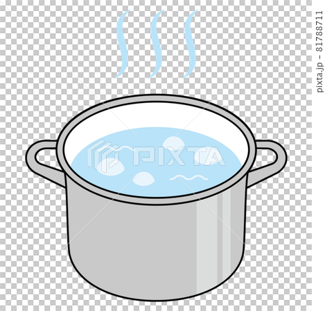 Boil hot water in a pot Boil hot water in a pot 81788711