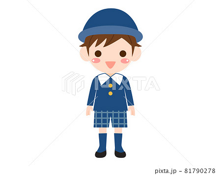 男の子の園児のイラスト 男の子の園児のイラスト 81790278