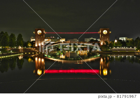 【富岩運河環水公園 (夜)】 富山県富山市湊入船町 81791967