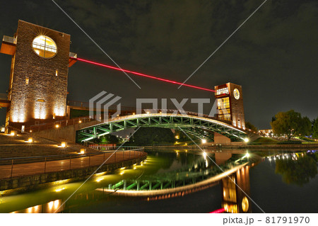 【富岩運河環水公園 (夜)】 富山県富山市湊入船町 81791970