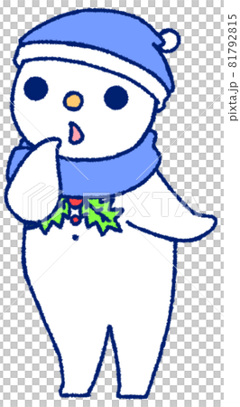 Mysterious snowman (blue) Mysterious snowman (blue) 81792815