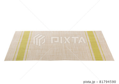 Empty Asian Food Background. place mat on wooden background perspective view with copy space flat lay Empty Asian Food Background. place mat on wooden background perspective view with copy space flat lay 81794590