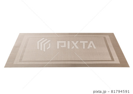 Empty Asian Food Background. place mat on wooden background perspective view with copy space flat lay 81794591