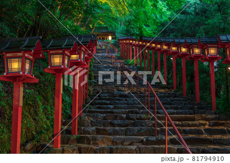 夜の貴船神社＜京都府＞ 81794910