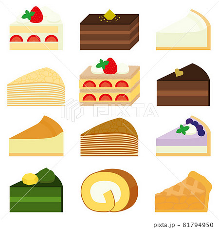 ケーキのイラスト 81794950