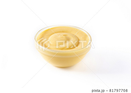 Pastry cream in a bowl Pastry cream in a bowl 81797708