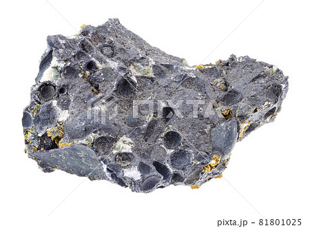 magnetite and hematite in pisolite rock on white magnetite and hematite in pisolite rock on white 81801025