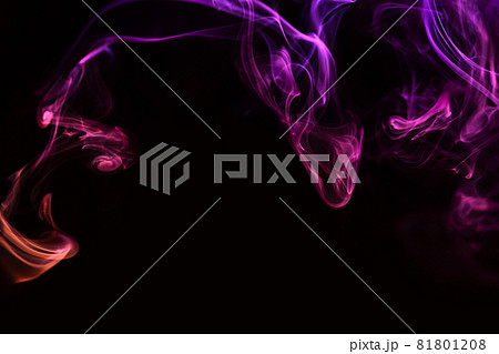 Abstract smoke on dark background 81801208