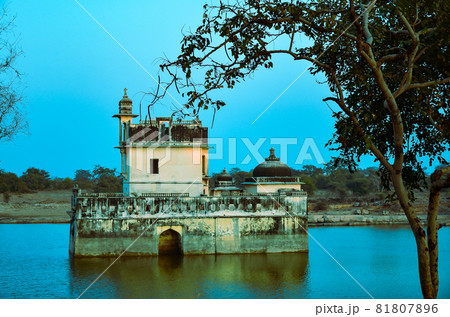 Rani Padmini palace inside Chittorgarh fort in Rajasthan, India Rani Padmini palace inside Chittorgarh fort in Rajasthan, India 81807896