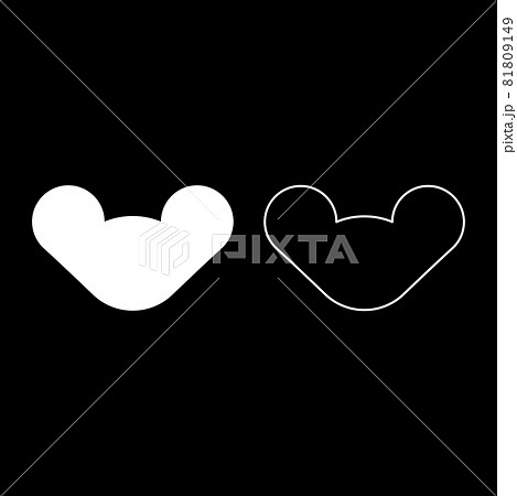 Wing nuts butterfly hand tightening Female screw Hardware icon white color vector illustration flat style image set Wing nuts butterfly hand tightening Female screw Hardware icon white color vector illustration flat style image set 81809149