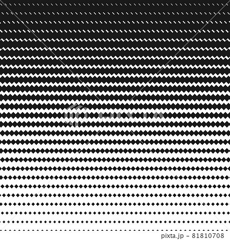 Halftone square black and white pattern. Geometric background wi 81810708