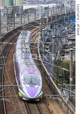 500系新幹線type eva-02、名鉄ミュースカイEVA 500系新幹線type eva-02、名鉄ミュースカイEVA 500系新幹線type eva-02、