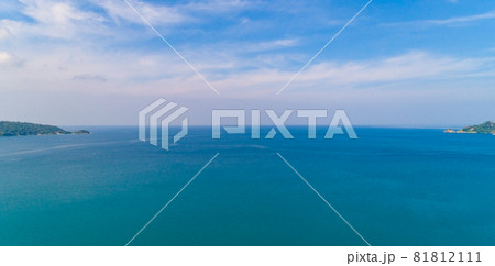 Beautiful aerial view of Phuket sea Thailand in the morning 81812111
