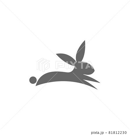 Rabbit logo icon design vector template 81812230