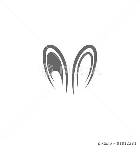 Rabbit logo icon design vector template 81812231