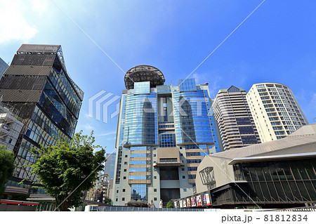 東京 港区 赤坂の都市風景 TBS放送センター ビッグハット 東京 港区 赤坂の都市風景 TBS放送センター ビッグハット 81812834